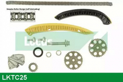 LUCAS ENGINE DRIVE lktc25 -  Комплект цели привода распредвала